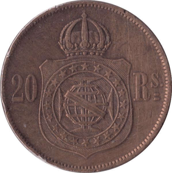 1869 20 REALES SPAIN - WORLD COINS - Cambridgeshire Coins