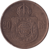 1869 20 REALES SPAIN - WORLD COINS - Cambridgeshire Coins