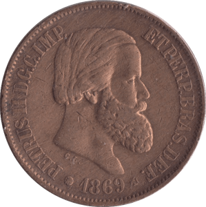 1869 20 REALES SPAIN - WORLD COINS - Cambridgeshire Coins