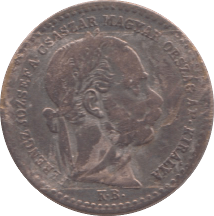 1869 AUSTRIA-HUNGARY SILVER 10 10 KRAJCZAR - WORLD COINS - Cambridgeshire Coins