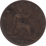 1869 FARTHING 2 ( GF ) 84 - Farthing - Cambridgeshire Coins