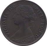 1869 FARTHING ( EF ) - Farthing - Cambridgeshire Coins