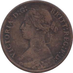 1869 FARTHING ( FINE ) 1 - Farthing - Cambridgeshire Coins