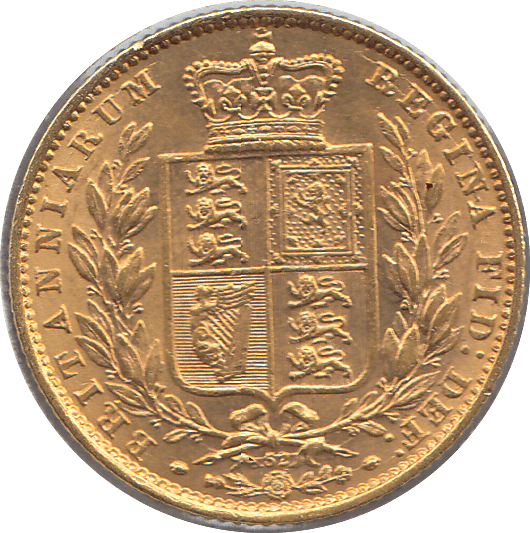 1869 GOLD SOVEREIGN ( EF ) DIE 52 - Sovereign - Cambridgeshire Coins