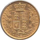 1869 GOLD SOVEREIGN ( EF ) DIE 52 - Sovereign - Cambridgeshire Coins