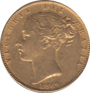 1869 GOLD SOVEREIGN ( GVF ) DIE 36 - Sovereign - Cambridgeshire Coins