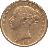 1869 GOLD SOVEREIGN ( GVF ) DIE 55 - Sovereign - Cambridgeshire Coins