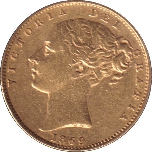 1869 GOLD SOVEREIGN ( GVF ) - Sovereign - Cambridgeshire Coins