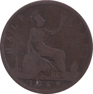 1869 HALFPENNY ( FAIR ) - Halfpenny - Cambridgeshire Coins