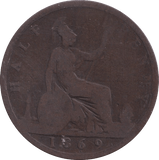 1869 HALFPENNY ( FAIR ) - Halfpenny - Cambridgeshire Coins