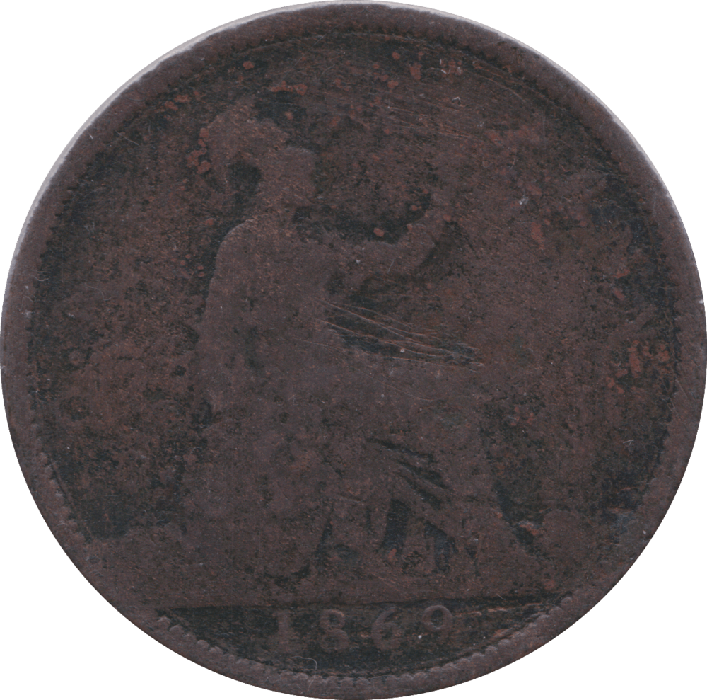 1869 PENNY ( FAIR ) B - Penny - Cambridgeshire Coins