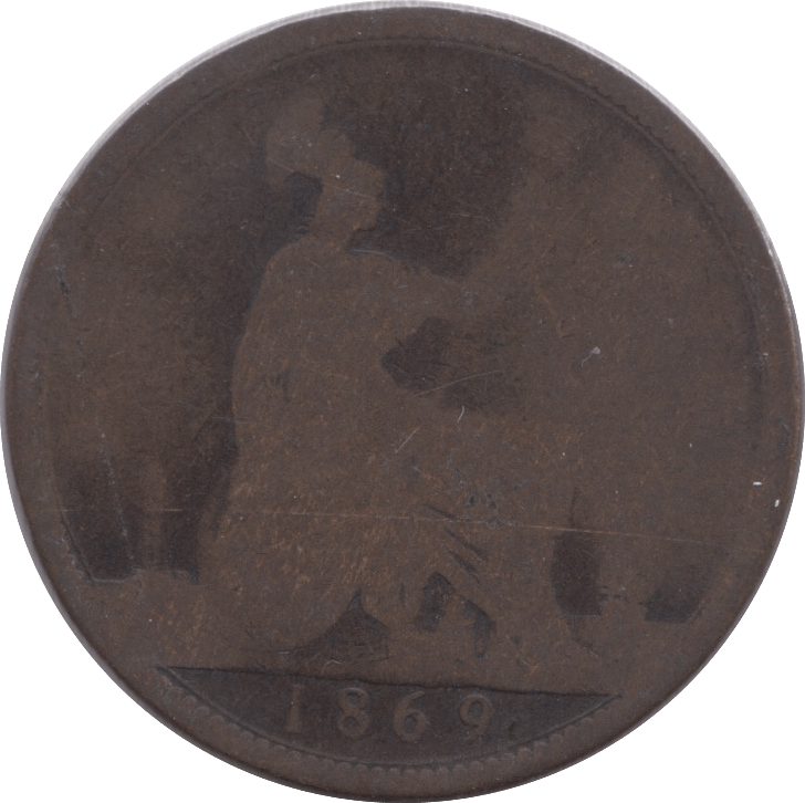 1869 PENNY ( POOR ) 2 - PENNY - Cambridgeshire Coins