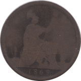 1869 PENNY ( POOR ) 2 - PENNY - Cambridgeshire Coins