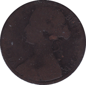 1869 PENNY ( POOR ) RARE D - Penny - Cambridgeshire Coins