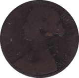 1869 PENNY ( POOR ) RARE D - Penny - Cambridgeshire Coins