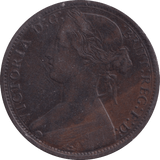 1869 PENNY ( VF ) - Penny - Cambridgeshire Coins