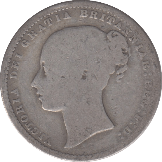 1869 SHILLING DIE 15 ( FAIR ) 13 - Shilling - Cambridgeshire Coins