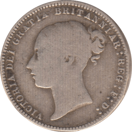 1869 SIXPENCE ( FAIR ) 4 - Sixpence - Cambridgeshire Coins