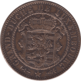 1870 10 CENTIMES LUXEMBOURG - WORLD COINS - Cambridgeshire Coins