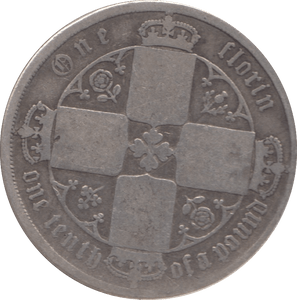 1870 FLORIN ( FAIR ) DIE 20 - FLORIN - Cambridgeshire Coins