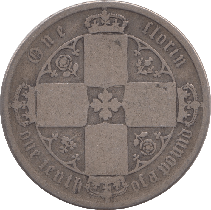 1870 FLORIN ( NF ) DIE 17 - Florin - Cambridgeshire Coins