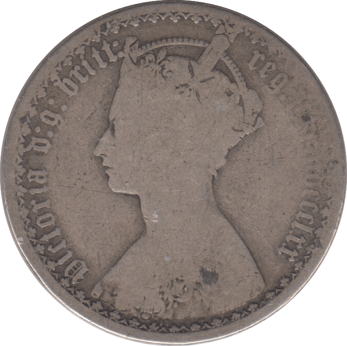 1870 FLORIN ( NF ) DIE 17 - Florin - Cambridgeshire Coins
