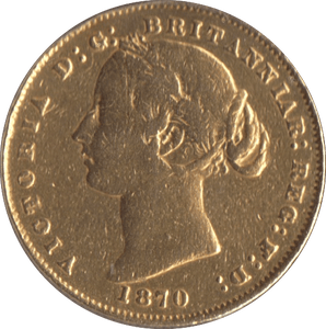 1870 GOLD SOVEREIGN AUSTRALIA ( VF ) - Gold World Coins - Cambridgeshire Coins