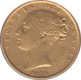 1870 GOLD SOVEREIGN ( GVF ) DIE 114 SHIELD BACK - Sovereign - Cambridgeshire Coins