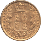 1870 GOLD SOVEREIGN ( GVF ) DIE 114 SHIELD BACK - Sovereign - Cambridgeshire Coins