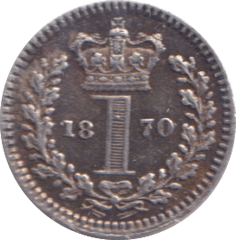 1870 MAUNDY PENNY ( PROOF ) - Maundy Coins - Cambridgeshire Coins