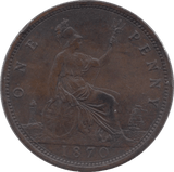 1870 PENNY ( AUNC ) 1 - Penny - Cambridgeshire Coins