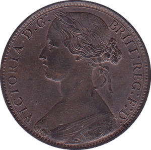 1870 PENNY ( AUNC ) - Penny - Cambridgeshire Coins