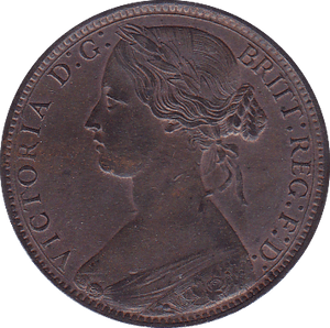 1870 PENNY ( AUNC ) - Penny - Cambridgeshire Coins