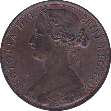 1870 PENNY ( AUNC ) - Penny - Cambridgeshire Coins