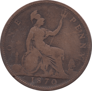 1870 PENNY ( FAIR ) 24 - Penny - Cambridgeshire Coins