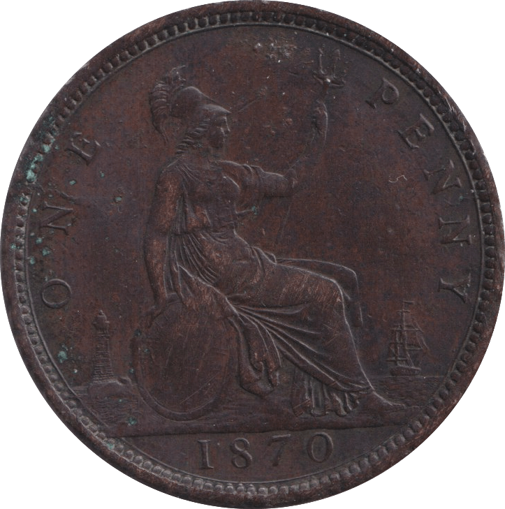 1870 PENNY ( GF ) - PENNY - Cambridgeshire Coins