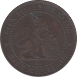 1870 SPAIN 10 CENTIMOS - WORLD COINS - Cambridgeshire Coins