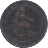 1870 SPAIN 5 CENTIMOS - WORLD COINS - Cambridgeshire Coins