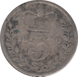 1870 THREEPENCE ( FAIR ) 2 - silver coins - Cambridgeshire Coins