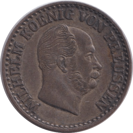 1871 1 GROSCHEN PRUSSIA - WORLD COINS - Cambridgeshire Coins