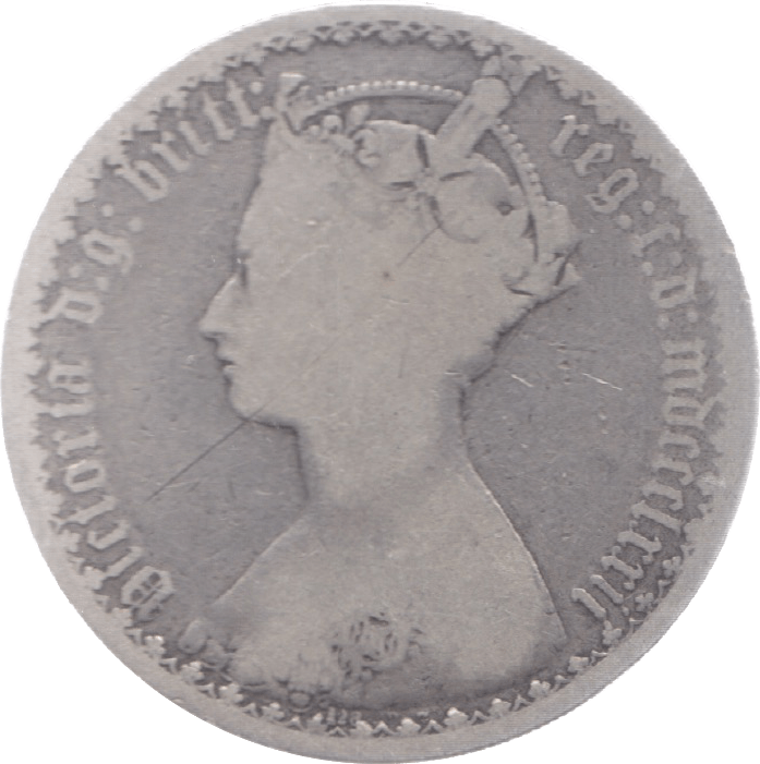 1871 FLORIN DIE 126 ( FAIR ) 6 - Florin - Cambridgeshire Coins