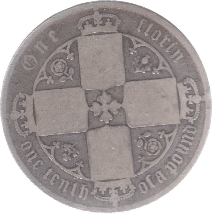 1871 FLORIN DIE 126 ( FAIR ) 6 - Florin - Cambridgeshire Coins
