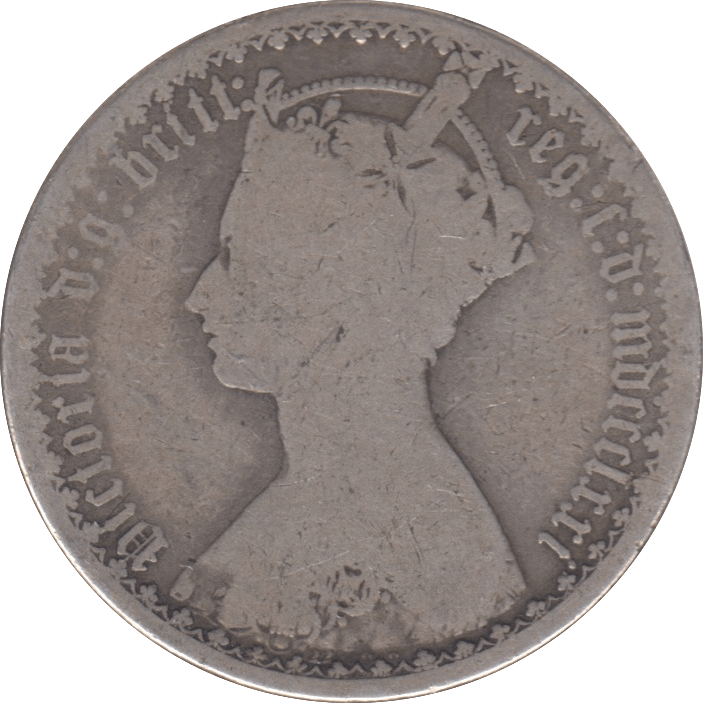 1871 FLORIN ( FAIR ) DIE 22 - Florin - Cambridgeshire Coins