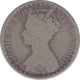 1871 FLORIN ( FAIR ) DIE 22 - Florin - Cambridgeshire Coins