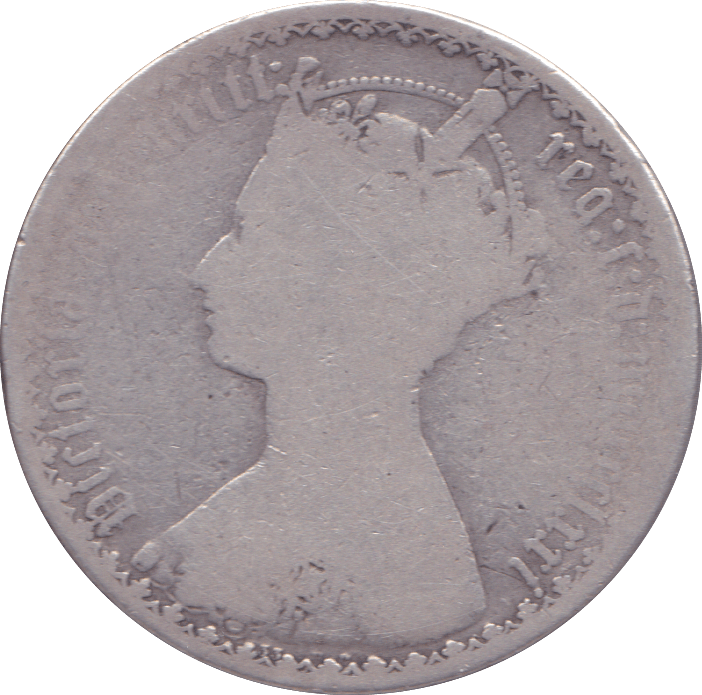 1871 FLORIN ( FAIR ) DIE 33 - Florin - Cambridgeshire Coins