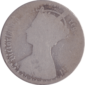 1871 FLORIN ( POOR ) DIE 56 - Florin - Cambridgeshire Coins