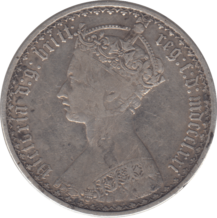1871 FLORIN ( VF ) DIE 53 - Florin - Cambridgeshire Coins