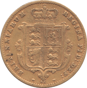 1871 GOLD HALF SOVEREIGN ( GF ) DIE 65 - Half Sovereign - Cambridgeshire Coins