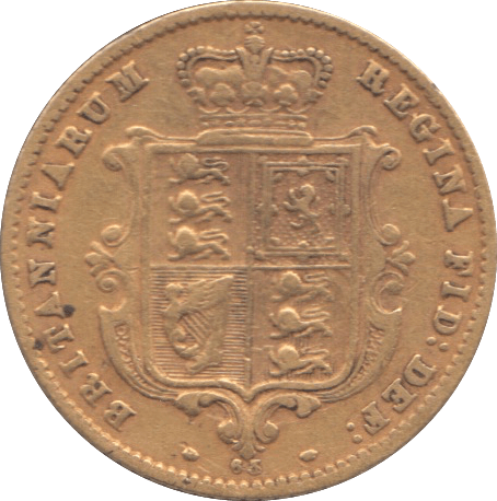 1871 GOLD HALF SOVEREIGN ( GF ) DIE 65 - Half Sovereign - Cambridgeshire Coins