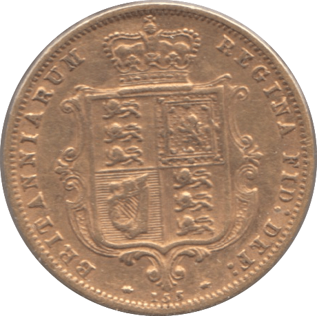 1871 GOLD HALF SOVEREIGN ( GVF ) DIE 155 - Half Sovereign - Cambridgeshire Coins